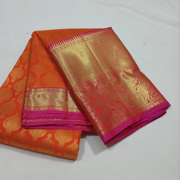 KANJEEVARAM BEAUTIFUL EXCLUSIVE DESIGNS WITH CONTRAST BORDERS