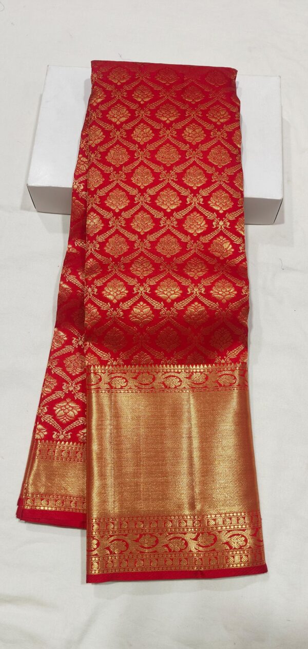 KANJEEVARAM PURE SILK EXCLUSIVE BRIDAL SAREES - Image 5