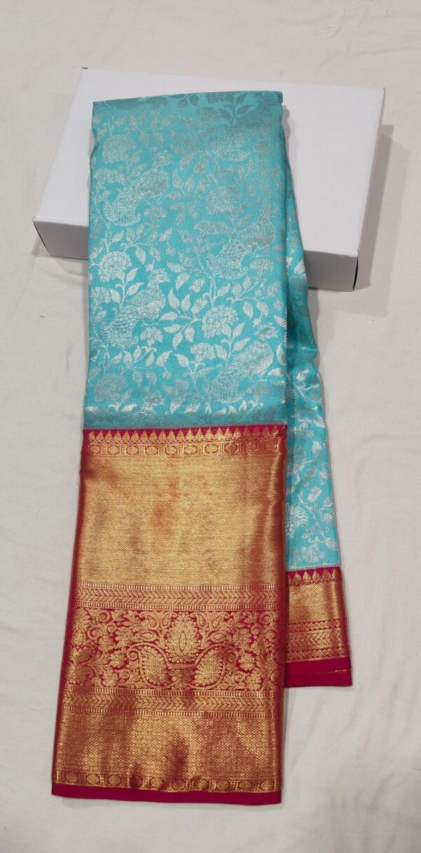 KANJEEVARAM PURE SILK EXCLUSIVE BRIDAL SAREES - Image 4